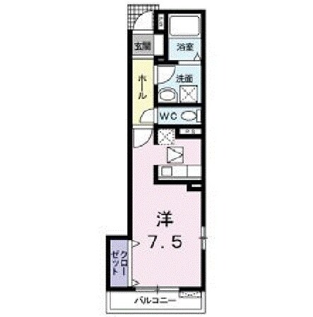 立花駅 徒歩13分 1階の物件間取画像